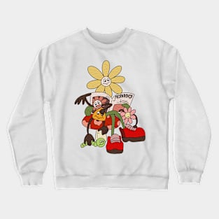 Funny Flowers Crewneck Sweatshirt